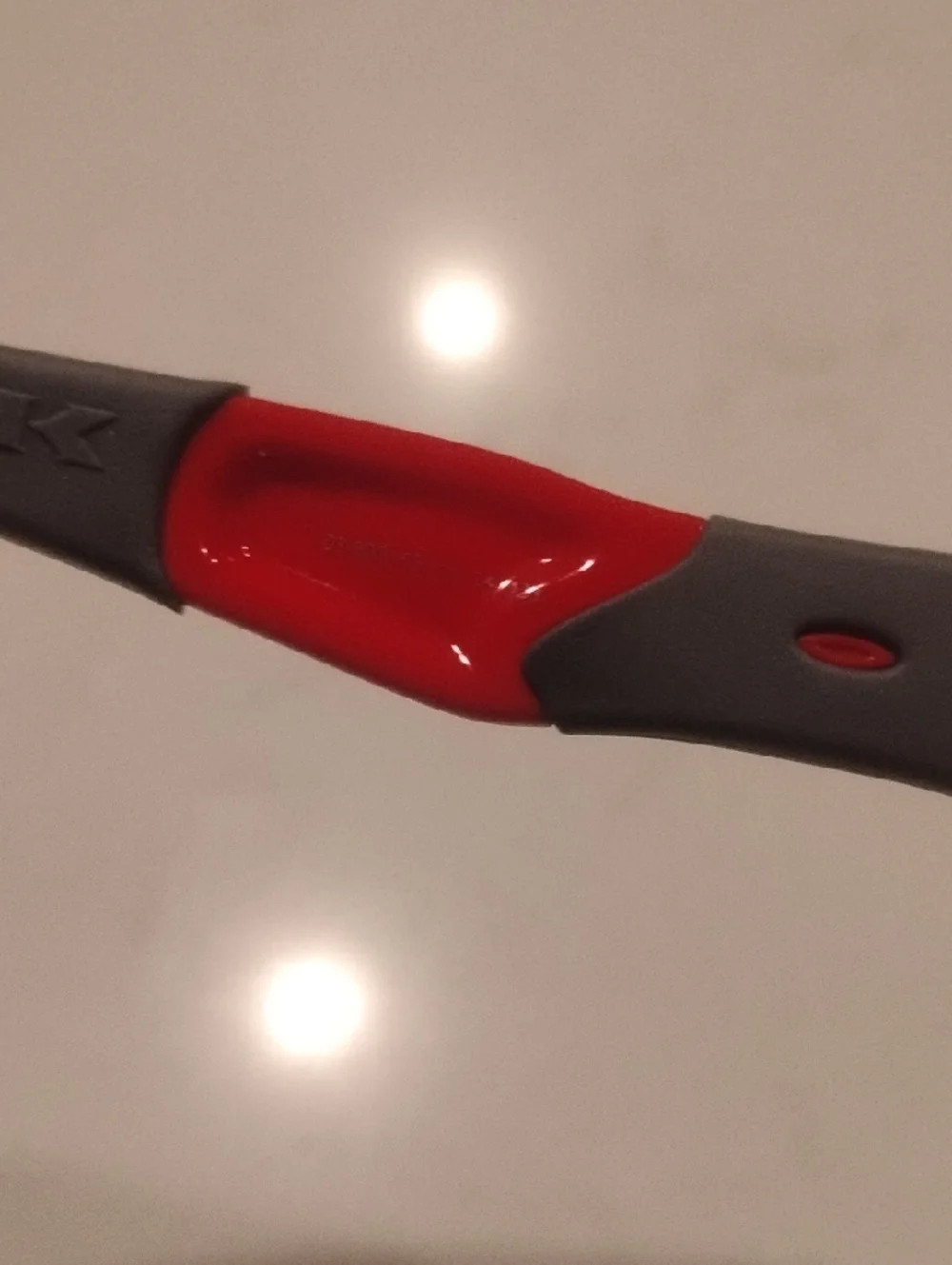 Oakley Red and Gray Flak Jacket Sport Sunglasses